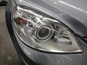 After headlight polish_Mercedes-B200
